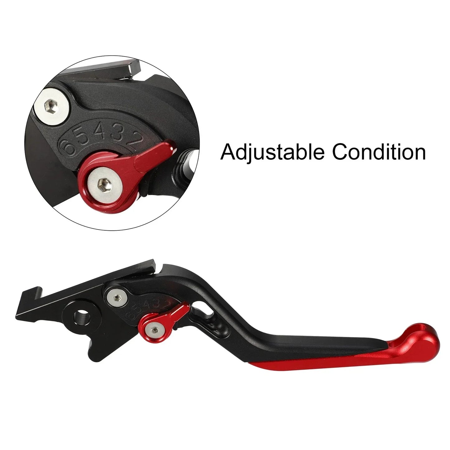Motorcycle Brake Clutch Levers 1 Pair for Honda Monkey 125 (2018-2023)