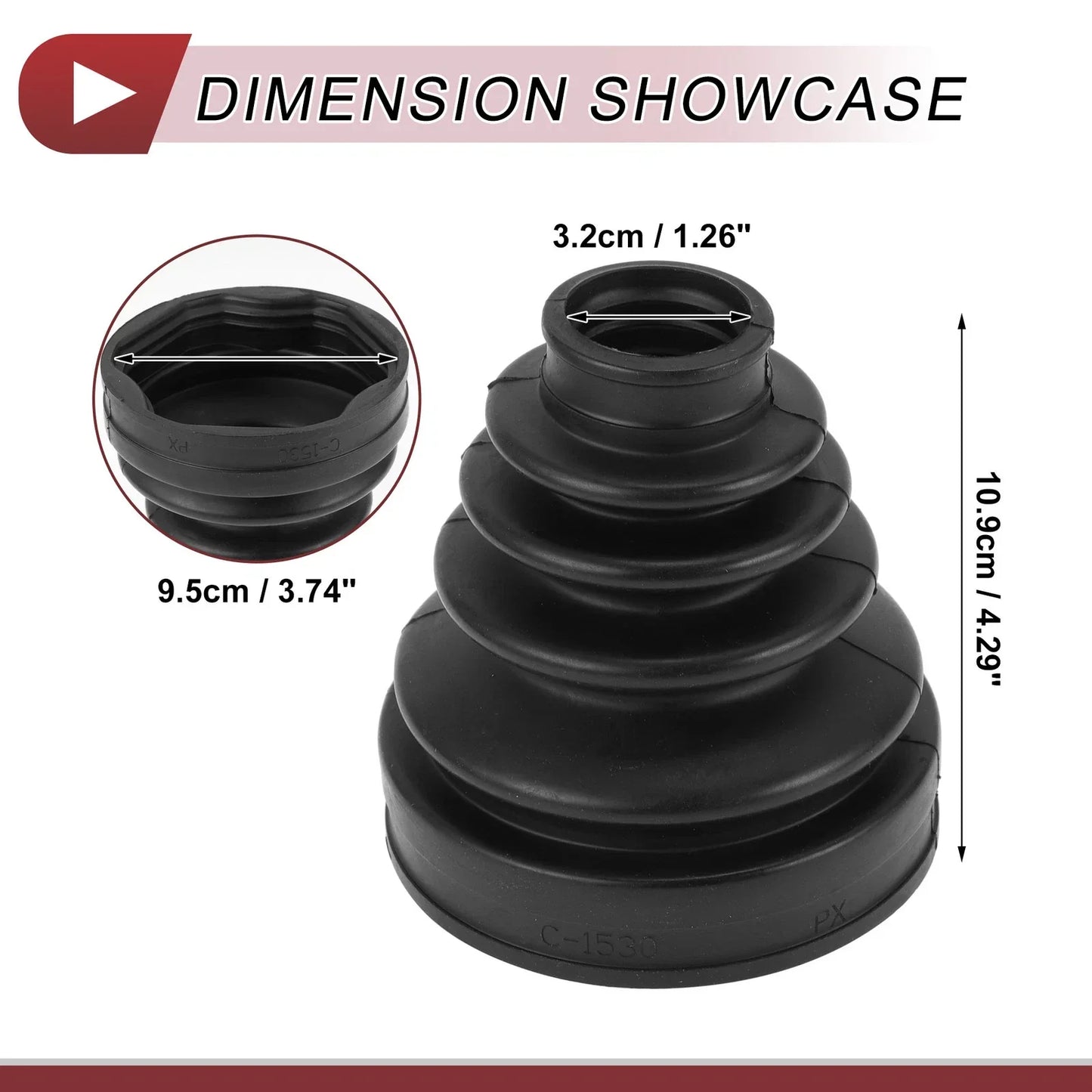 Inner CV Joint Boot Kit with Clamps for Toyota 4Runner (2024)
