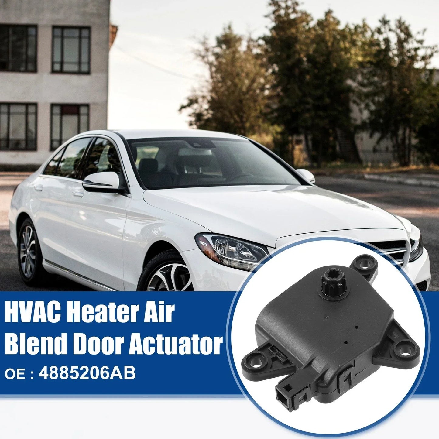 Air Door Actuator for Chrysler Aspen, Sebring (2001-2009) - 1 Pcs Black