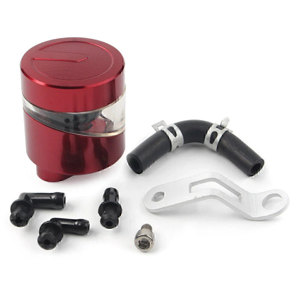 Front Brake Clutch Fluid Reservoir Cup for Moto - Red