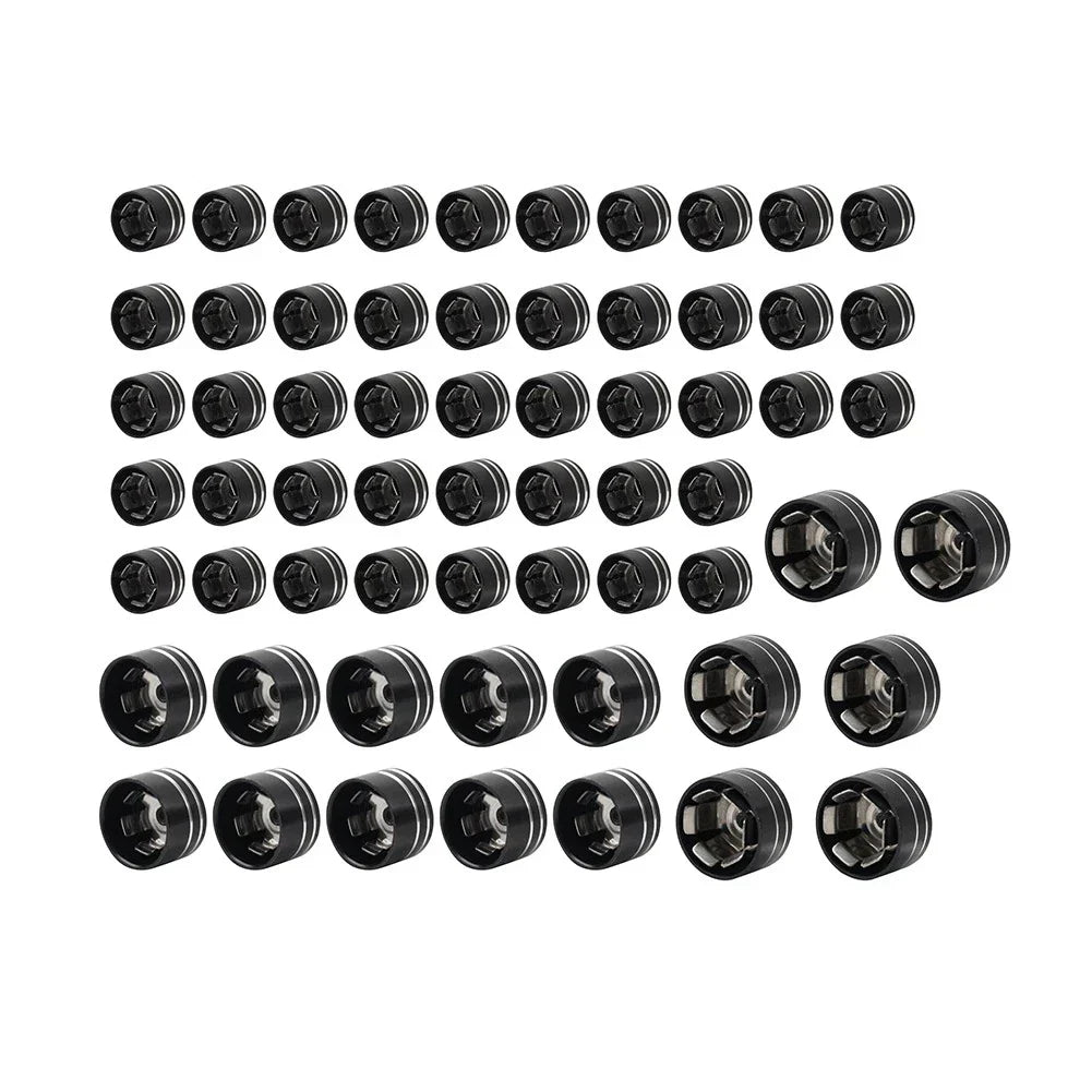62X Engine Bolt Caps Cover Kit for Harley Road King Street Glide (2007-2016)