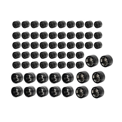 62X Engine Bolt Caps Cover Kit for Harley Road King Street Glide (2007-2016)