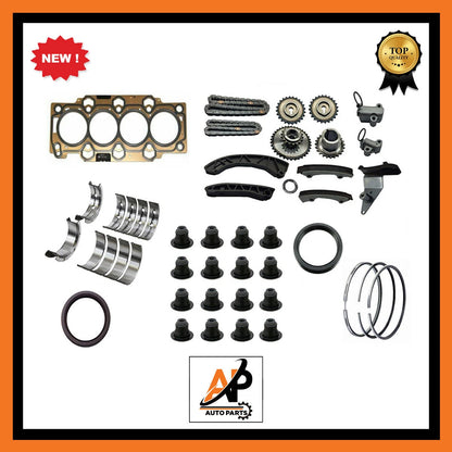 Engine Bearing Set Replacement with Engine Rebuild Kit for Hyundai Kia 1.4 1.6 CRDI D4FD (2001–2012)
