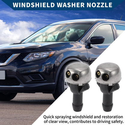 2 x Front Windshield Washer Nozzles for Mercedes-Benz 220D (1968-1973)