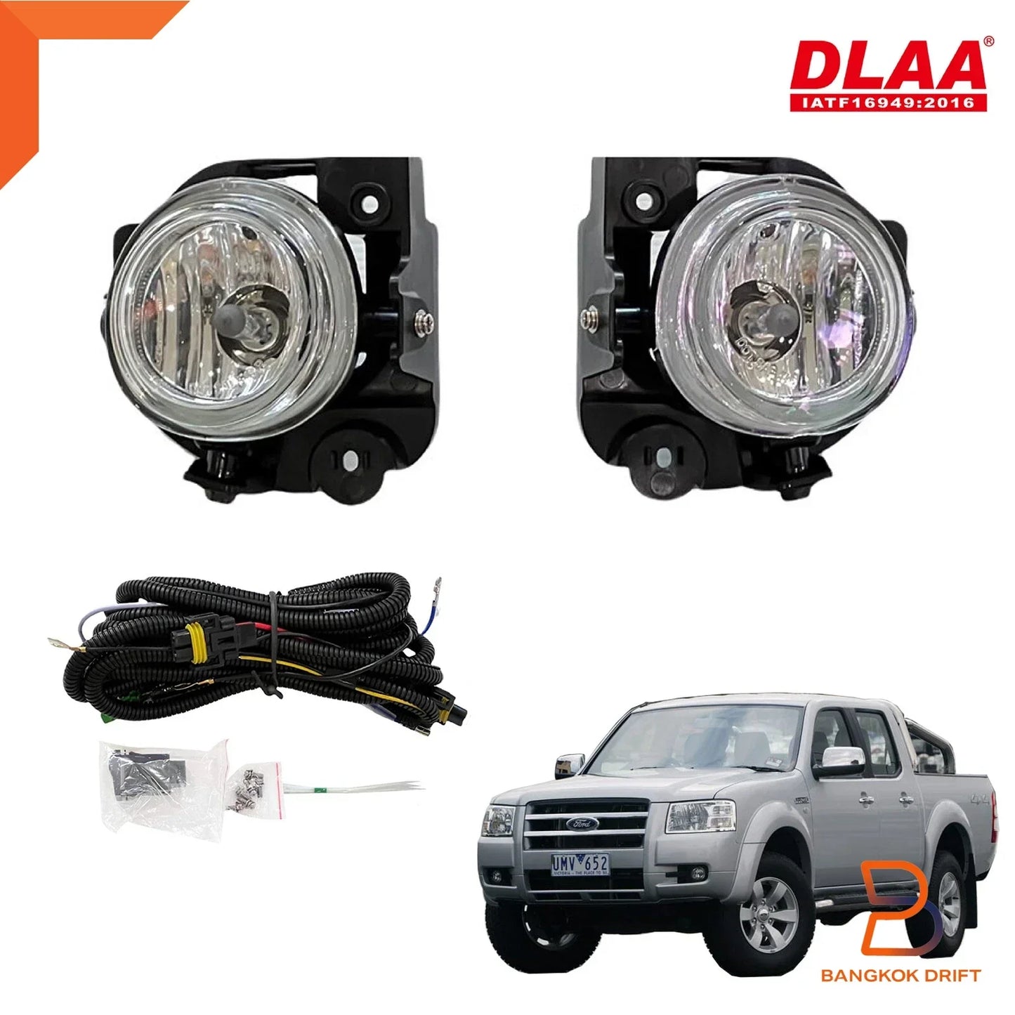 Fog Light Driving Lamps H11 for Ford Ranger PJ Ute (2006-2008)