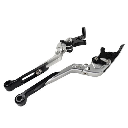 Silver Extendable Brake Clutch Levers for BMW R1200GS (2004-2012) R1200GS ADV (2006-2013)
