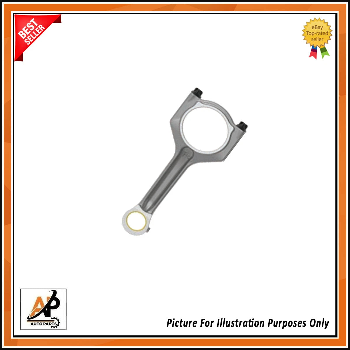 Connecting Rod Set of 4 Replacement for BMW 1 3 5 X1 X3 X5 (2008–2016)