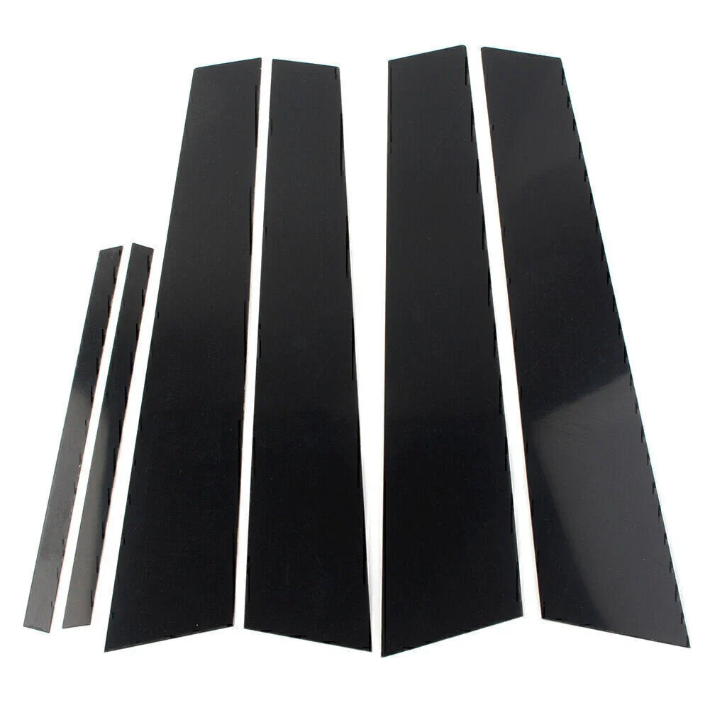 6 Pcs Door Trim Cover Kit Black for Honda Civic (2006-2011)