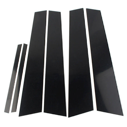 6 Pcs Door Trim Cover Kit Black for Honda Civic (2006-2011)