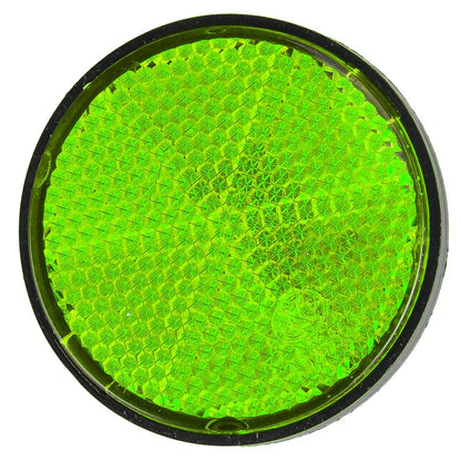 2 x Round Motorcycle Front Fork Reflectors for Honda Kawasaki