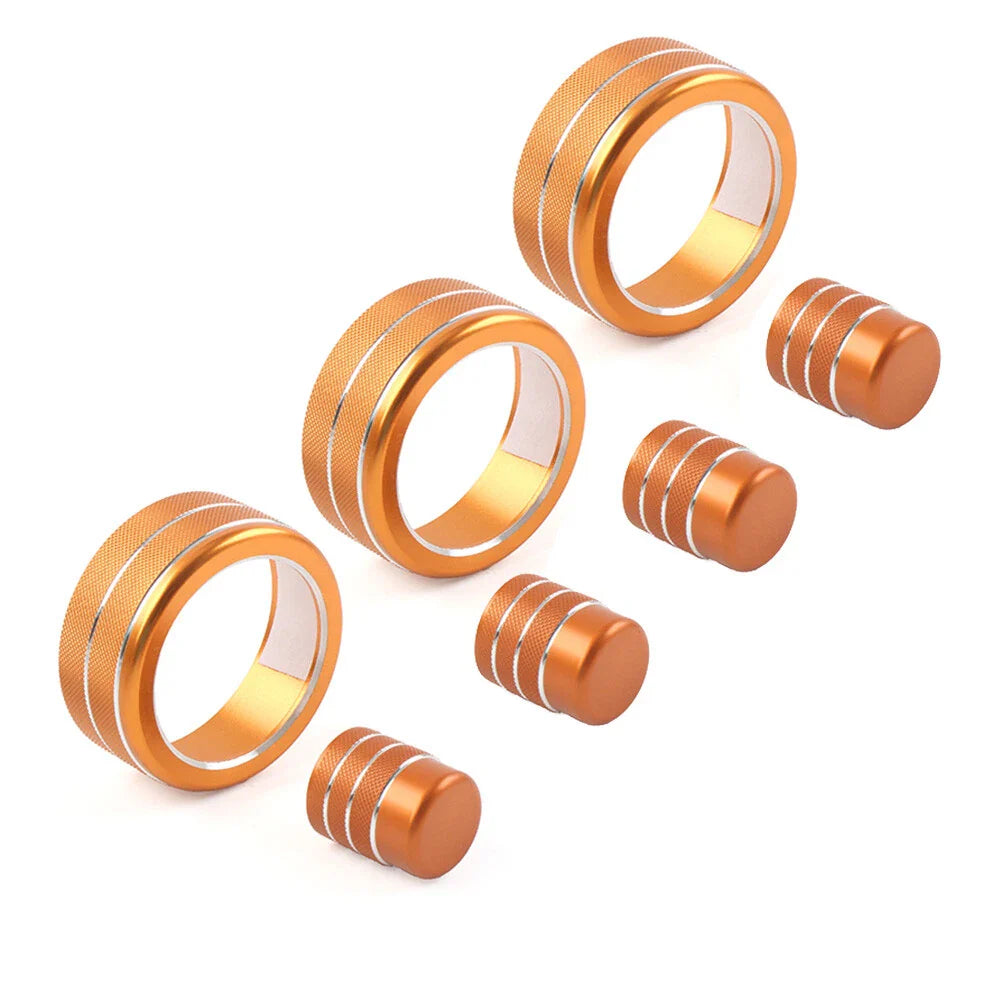 Knob Ring Cover Trim for Honda Civic 11th (2022- ) & CRV (2023-2024) Orange