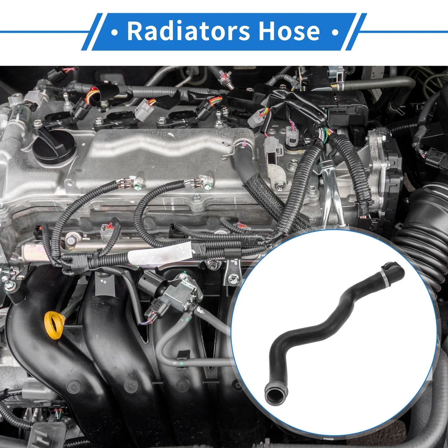 Radiator Hose for Mercedes-Benz GL350 3.0L (2013-2016) - Durable Rubber
