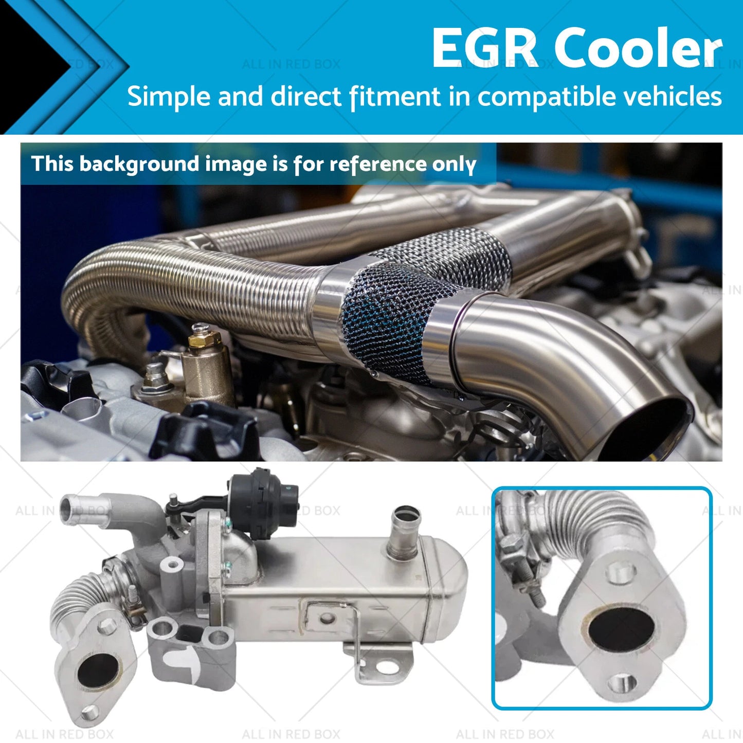 EGR Cooler for Nissan NP300 Navara D40 Pathfinder 2.5 DCI (2005-2015)