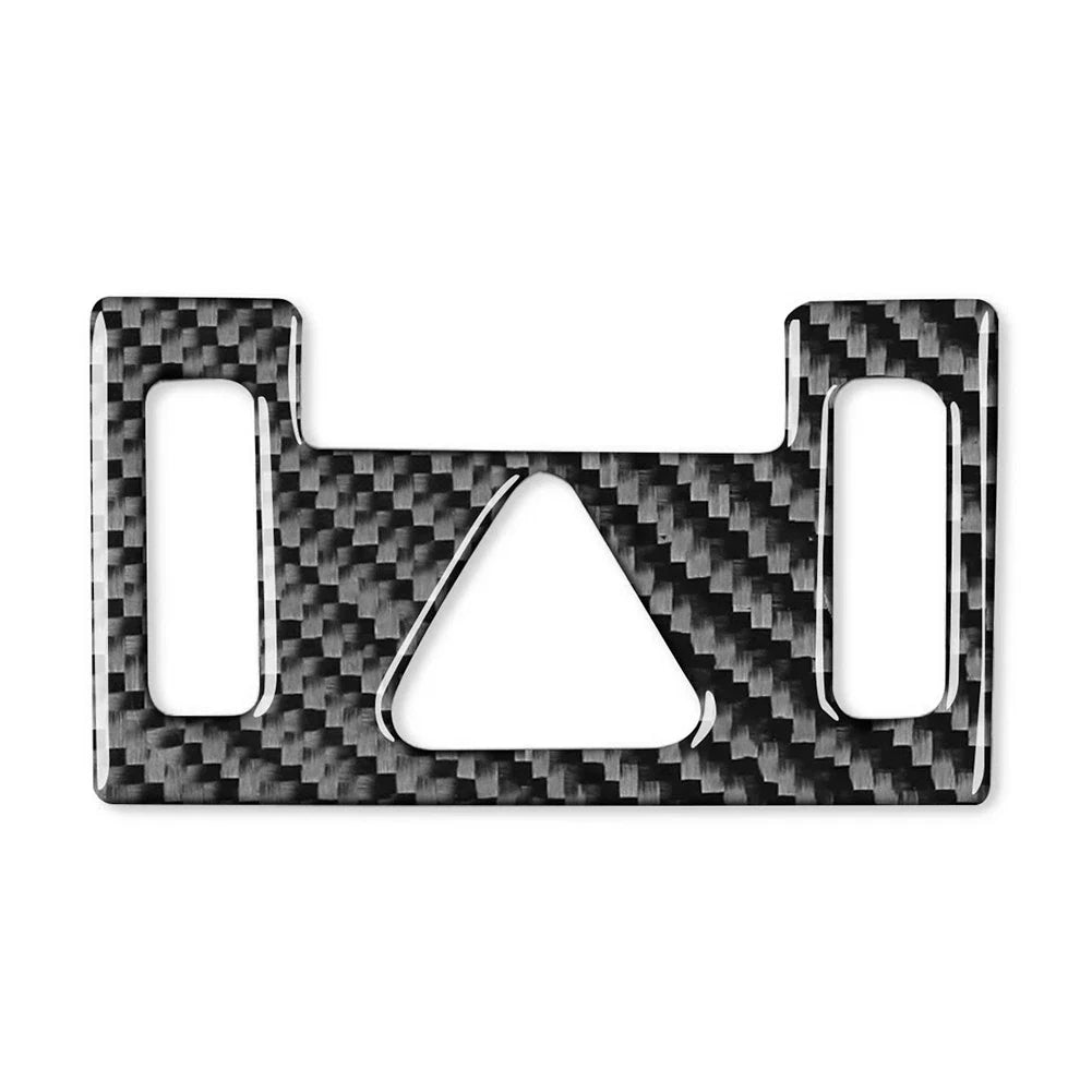 Carbon Fiber Mergency Light Button Frame Trim for Kia K3 Forte (2019-2021)