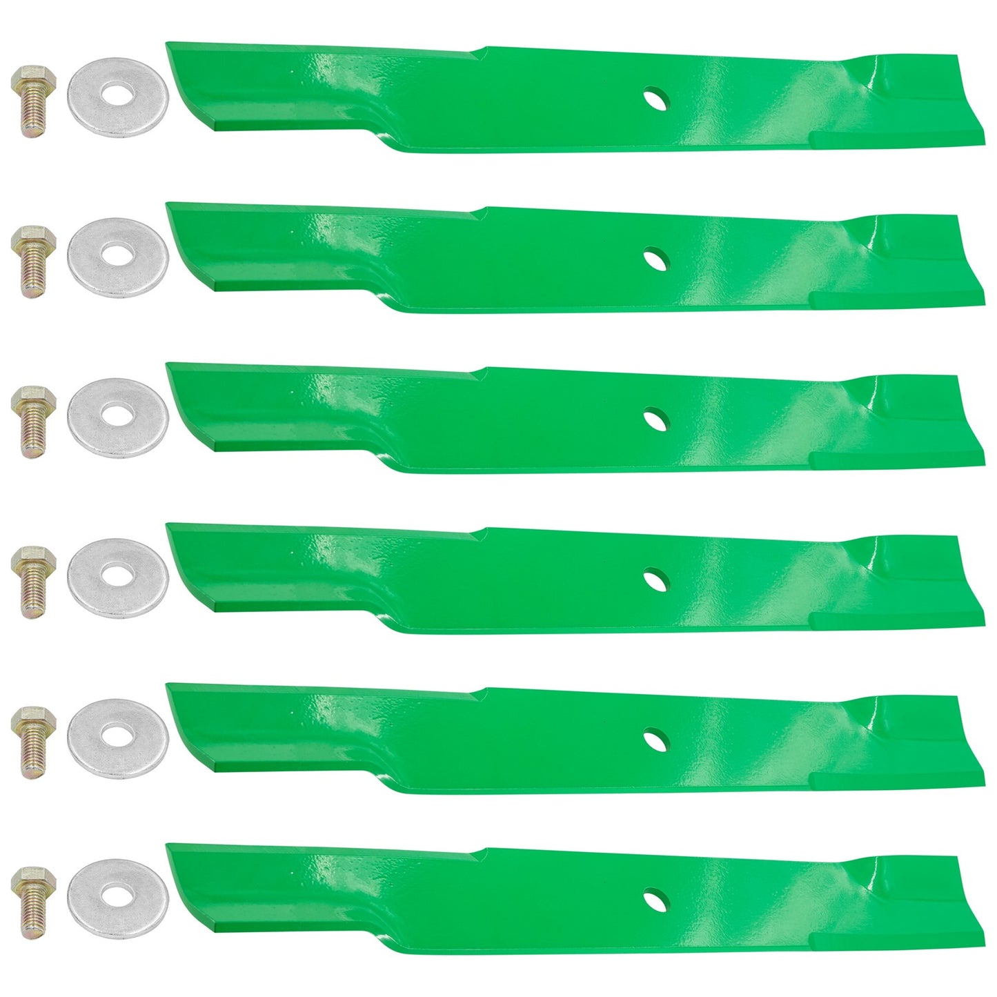 Deck Blades 60 Inch Replacement with Bolt for Hustler Zero Turn (2000–2010)