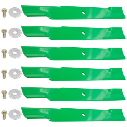 Deck Blades 60 Inch Replacement with Bolt for Hustler Zero Turn (2000–2010)