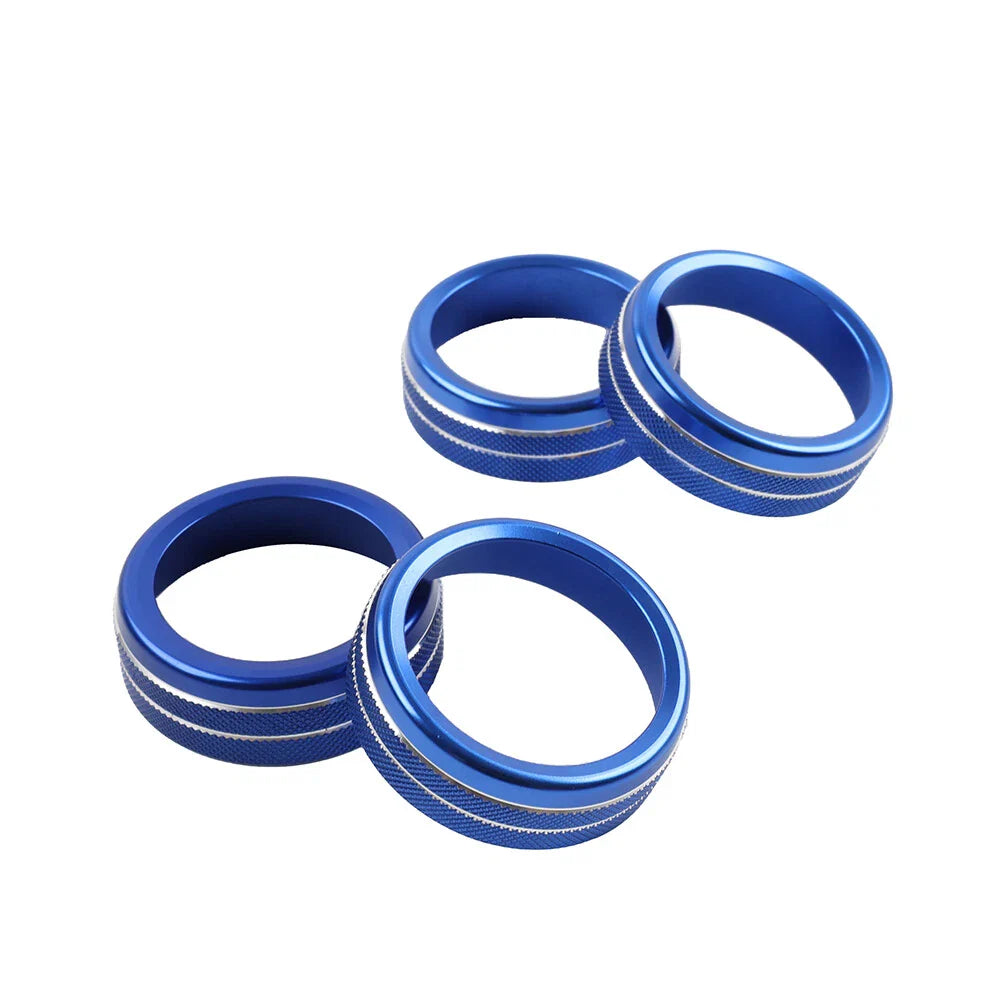 Blue AC Climate Control Knob Trim for Toyota Tacoma (2016-2023)