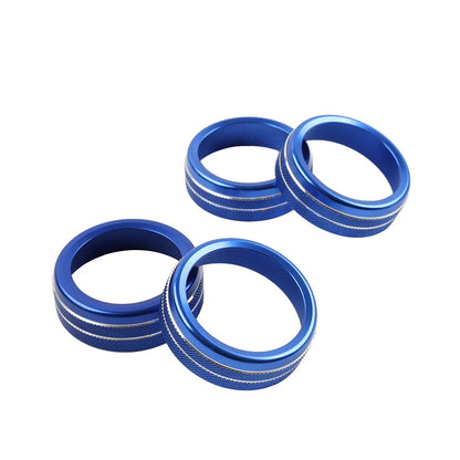 Blue AC Climate Control Knob Trim for Toyota Tacoma (2016-2023)