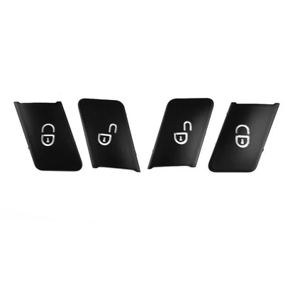 Button Cover Trim Matte Black for Benz C W204 W212 E (2007–2016)