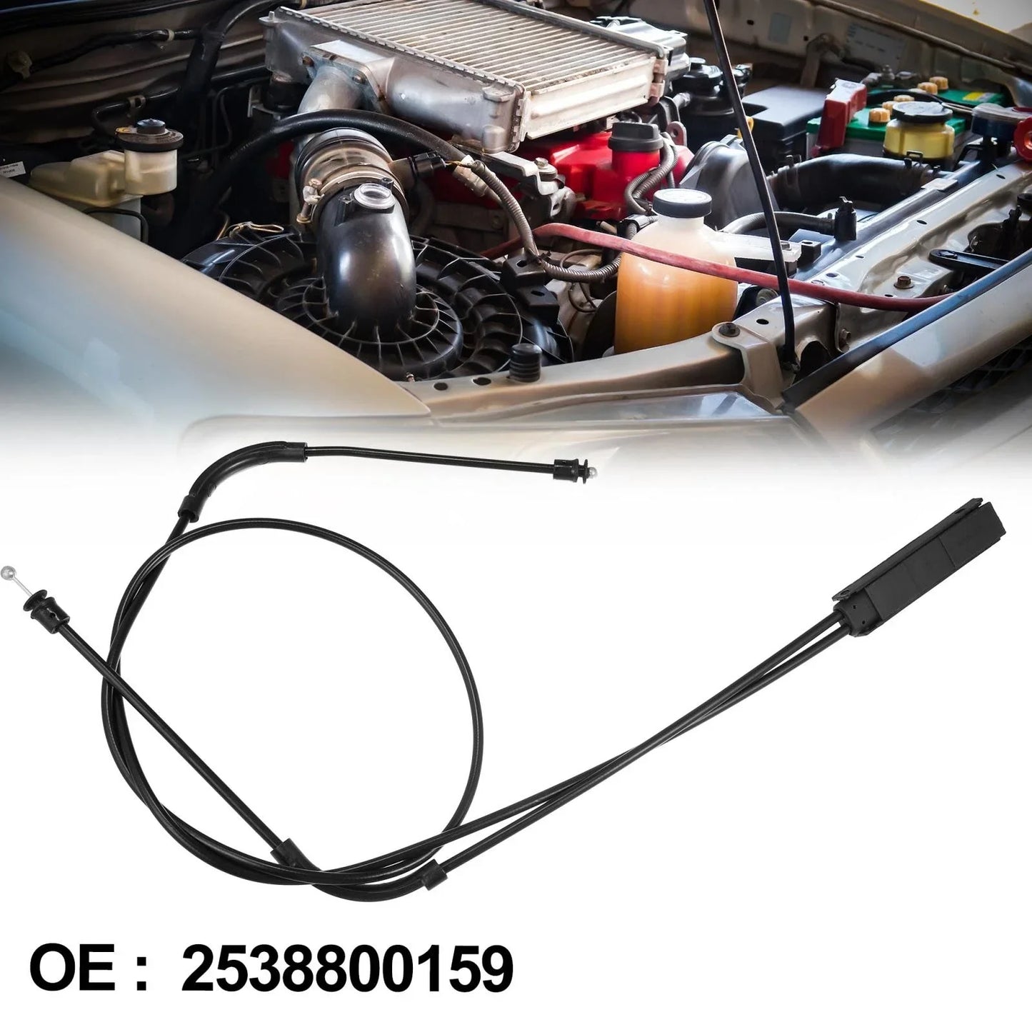 Front Engine Hood Bonnet Release Cable for Mercedes Benz GLC300 (2016)
