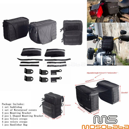 Saddlebag Tool Bag for Harley (Fits Club Style)