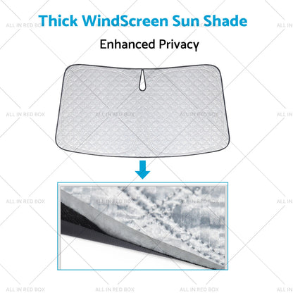 6 Layer Thick UV Protection WindScreen Sun Shade for Toyota RAV4 (2019-2024)