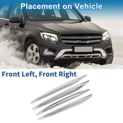 4 Pcs Headlight Trim Bezel for Mercedes-Benz GLC Class (2016-2023)