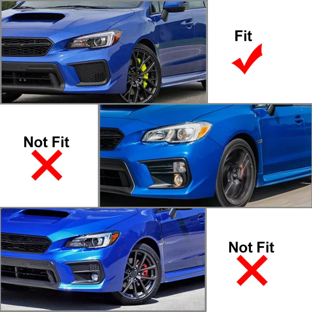 Daytime Running Light Turn Signal Fog Light Bezels for Subaru WRX STI (2018-2021)