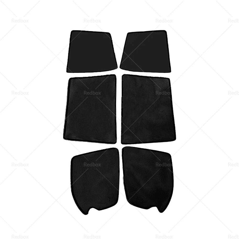 6x Foldable Magnetic Window Mesh Sun Shades for Toyota Prado (2003-2009)