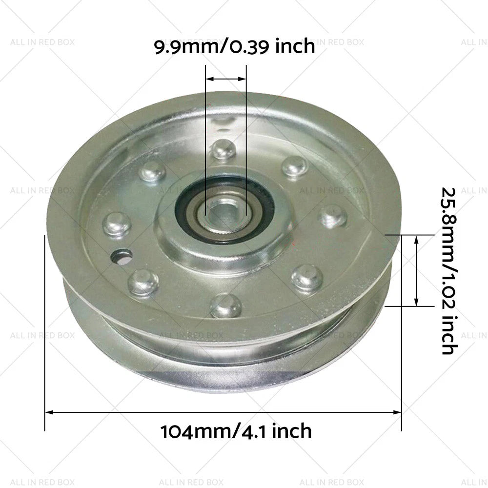 Flat Idler Pulley Blade Belt for MTD Cub Cadet Ride-On Mowers