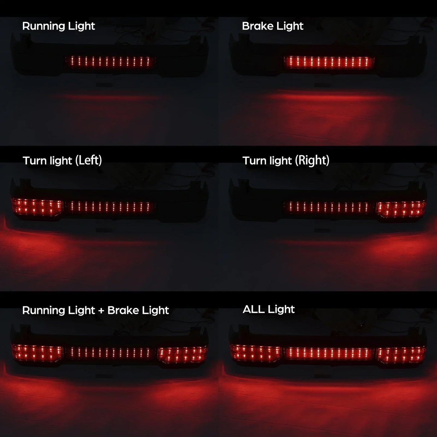 LED Tail Brake Light for Harley Touring Electra Street Glide (1997-2013)