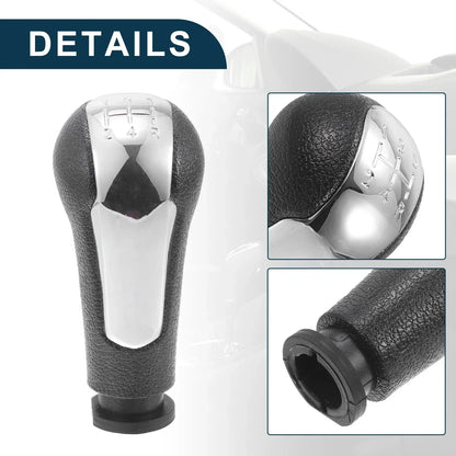 5 Speed Manual Gear Shifter Knob for Chevrolet Spark (2011-2016) Chrome