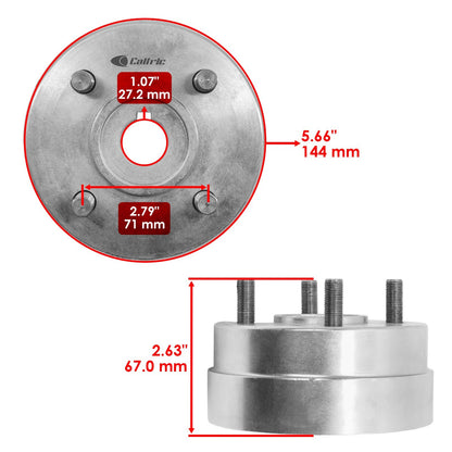 Caltric Wheel Hub Assembly Replacement for Toro Z150 Z153 Z147 (2000–2009)