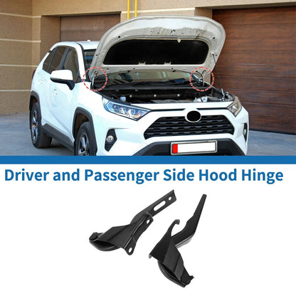 Hood Hinges for Honda CR-V 2007-2011 Front Bonnet Bracket 2 x Covers