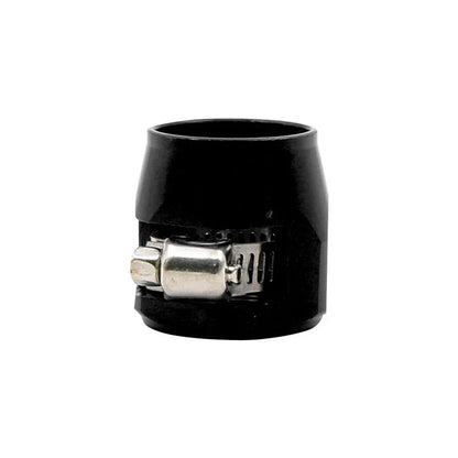 4 x Black Aluminum AN8 Hex Hose Clamps for Universal Connection Fitting