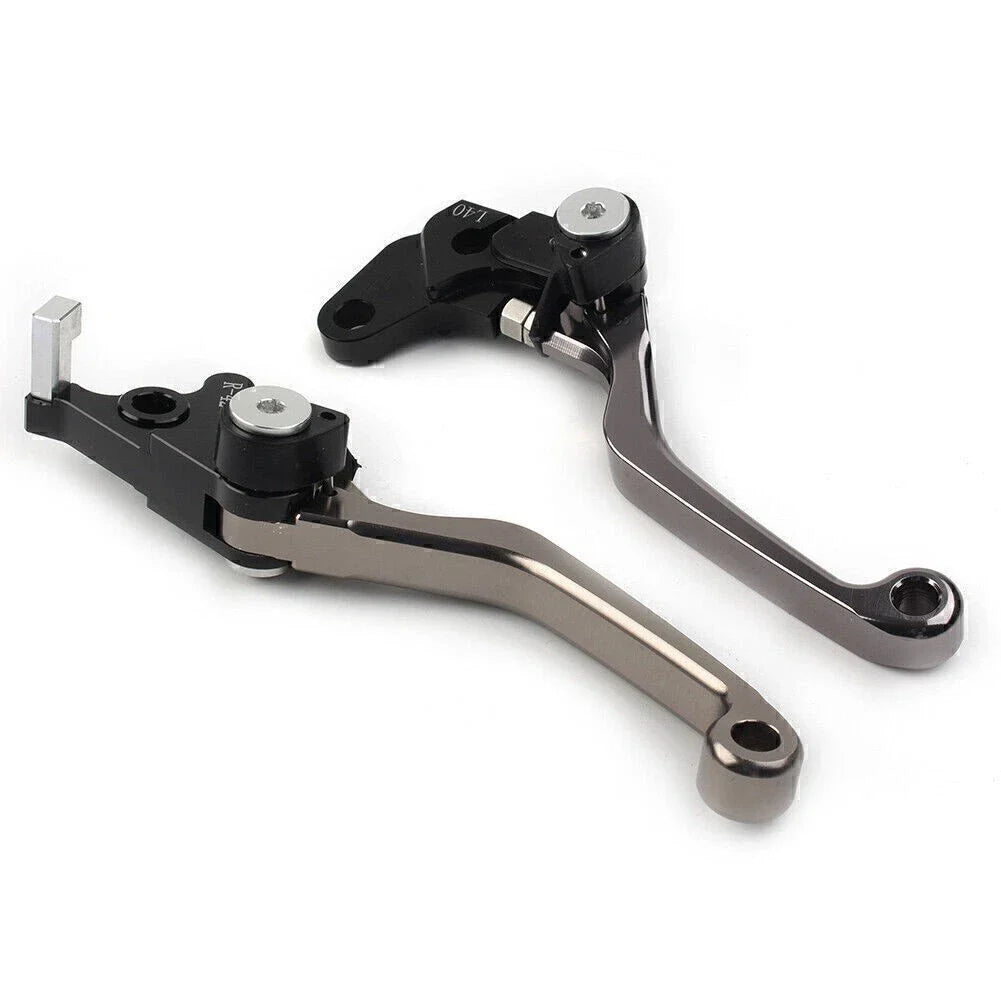 CNC Grey Pivot Clutch Brake Levers for Suzuki DRZ400S/SM/E (2000-2022)