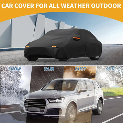 Waterproof All Weather Car Cover for Lexus RC (2015-2023) - Black 190T-PU