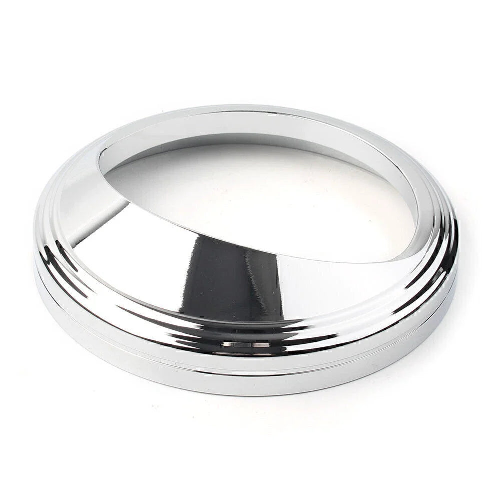 1 Pc Aluminum Chrome Trim Ring Visor Cover for Harley 5" Speedometer