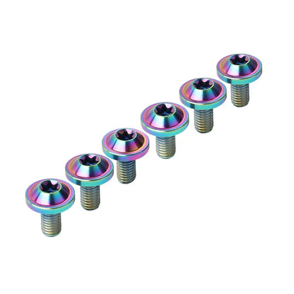 6pcs M5x15mm Universal Titanium Torx Head Bolts for Bike Motor