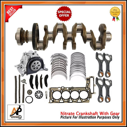 Crankshaft Engine Rebuild Kit with Gear Replacement for BMW N47 (2007–2016)