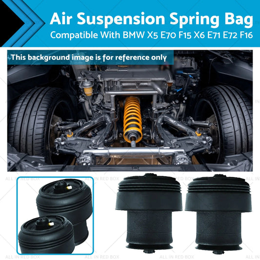 Air Suspension Spring Bag Set for BMW X5 E70 F15 F85 X6 E71 E72 F16 F86 (2007-2020)