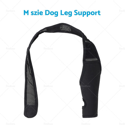 Dog Knee Support Brace Hock Protector Compression Wrap for Rear Leg S/M/L/XL