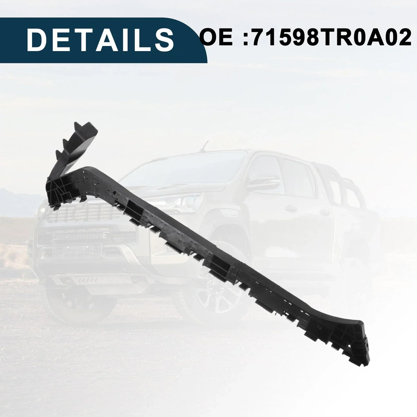 Left Rear Bumper Retainer Bracket for Honda Civic (2012)