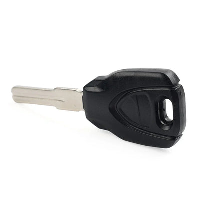 Black Uncut Blade Blank Key for Ducati XDiavel 1260, Multistrada 950S (2016-2023)