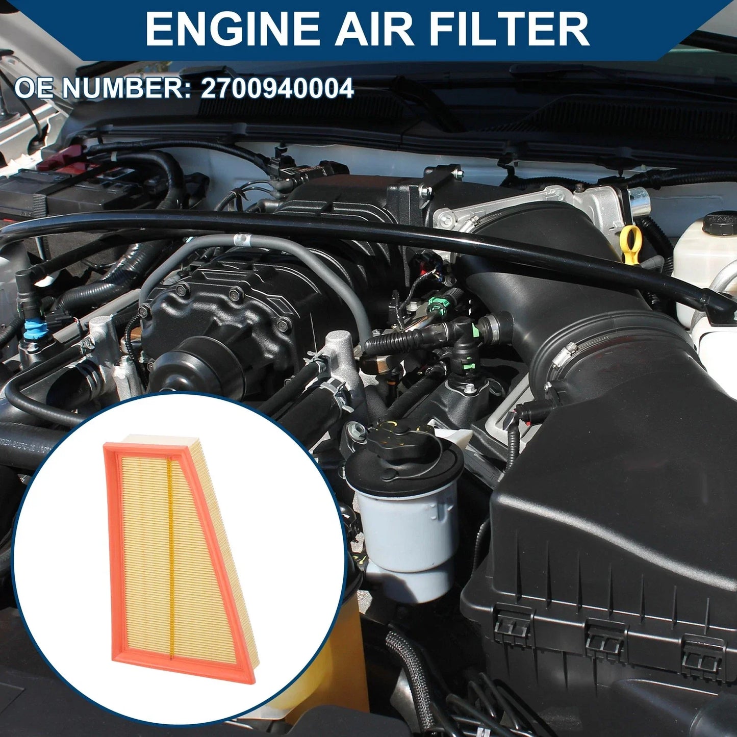 Engine Air Filter for Mercedes-Benz GLA250 2.0L (2015-2020) - 1 Pcs
