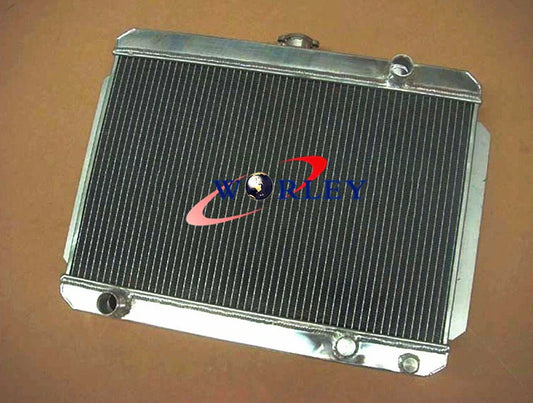 3 Row Aluminum Radiator for Holden Gemini 1975-1986 + Fans