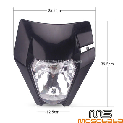 Universal Headlight Fog Light for Yamaha Honda Kawasaki MX Pit Bikes
