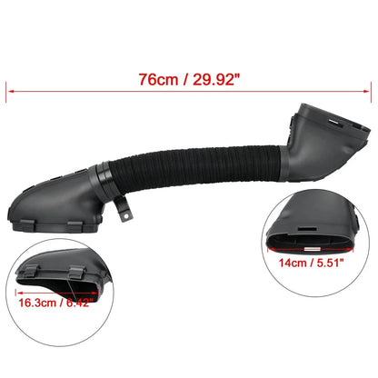 Car Air Intake Hose Tube for Mercedes-Benz C230 (2003-2005) Black