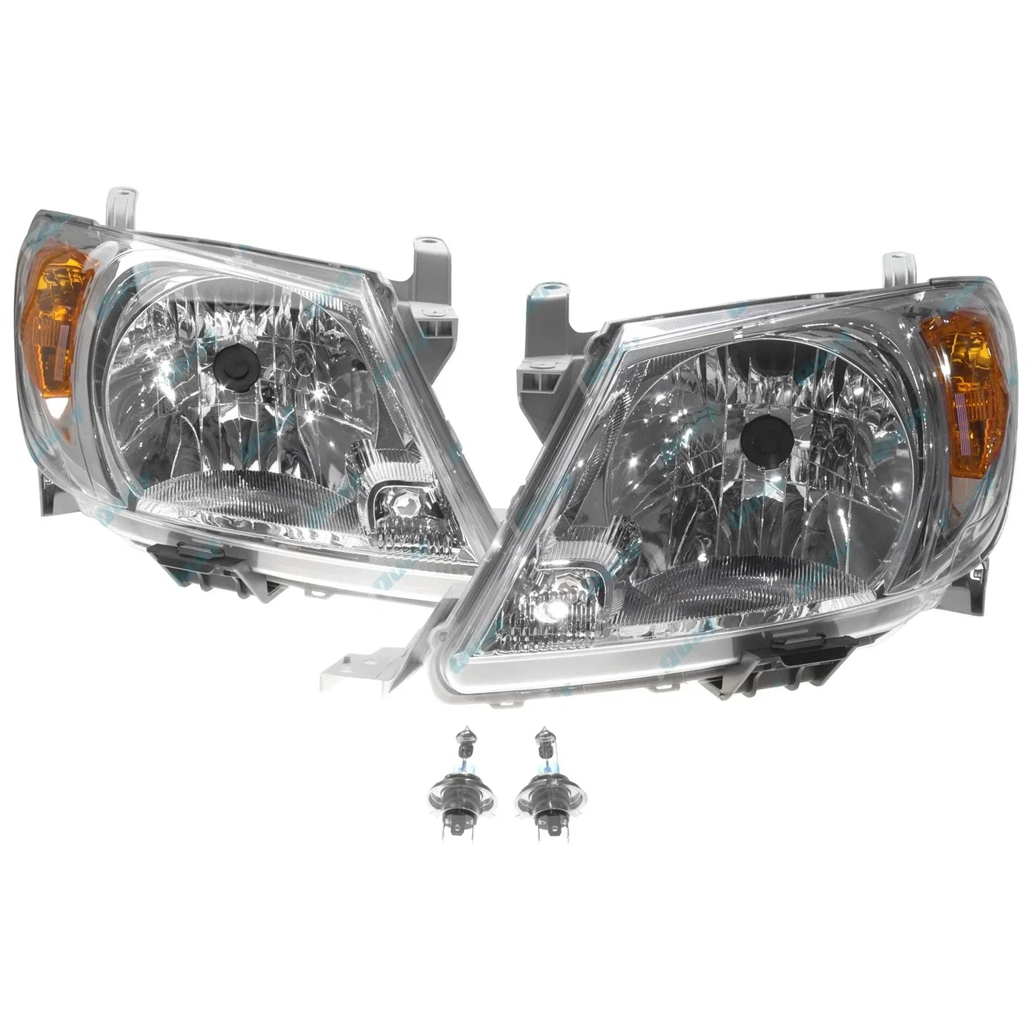 LH+RH Replacement HeadLights Pair for Toyota Hilux 2005-2008 Left Right L+R Set