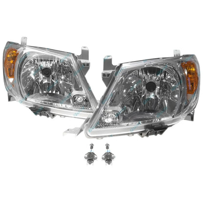 LH+RH Replacement HeadLights Pair for Toyota Hilux 2005-2008 Left Right L+R Set